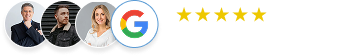 Client review and rating stars